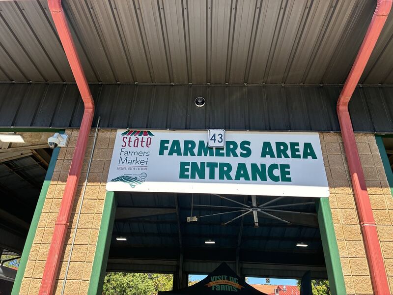 Another view of the Farmers Area entrance.